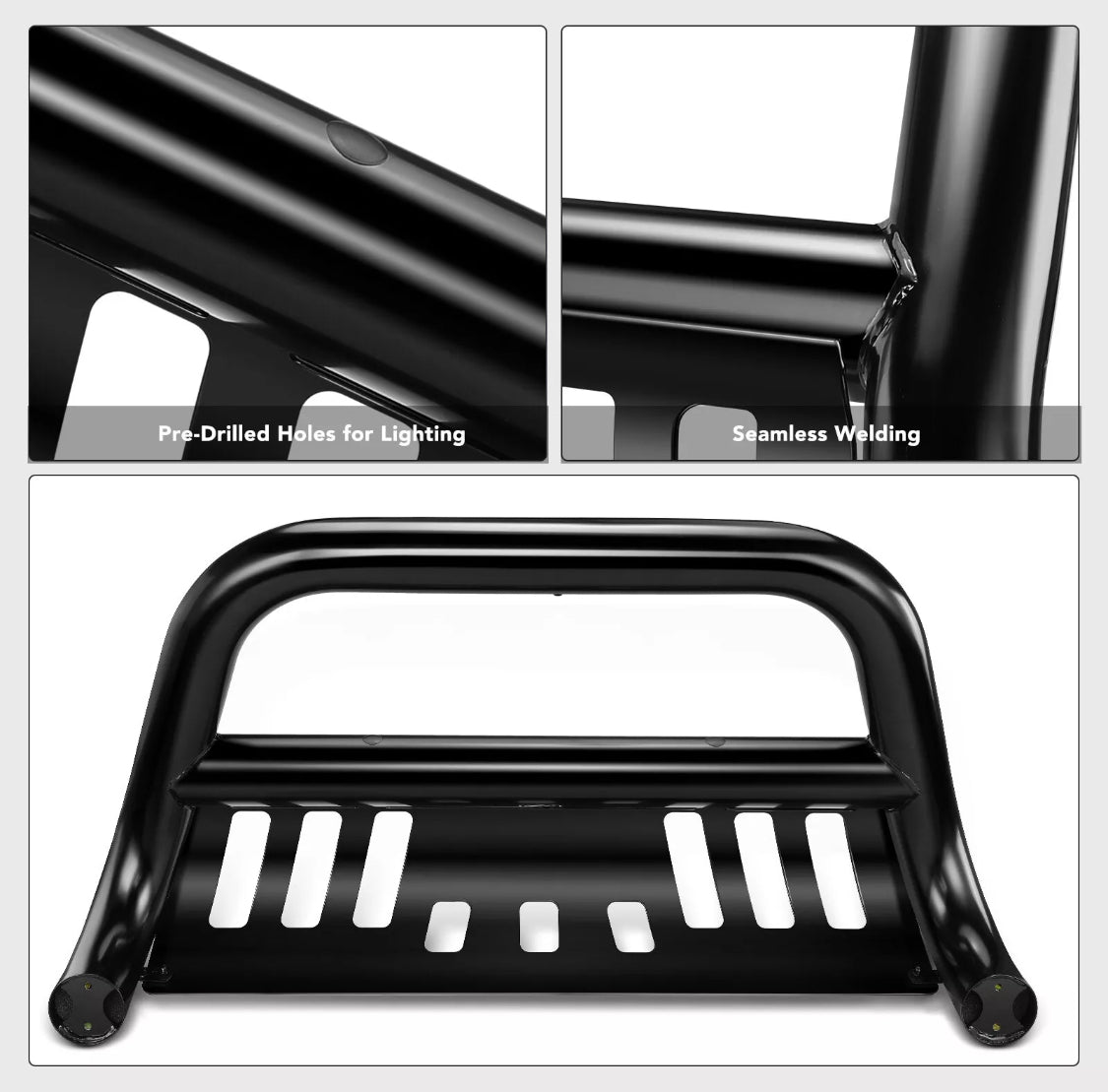 Bull Bar for All Nissan NV Models 3" Grille Guard w/ Skid Plate